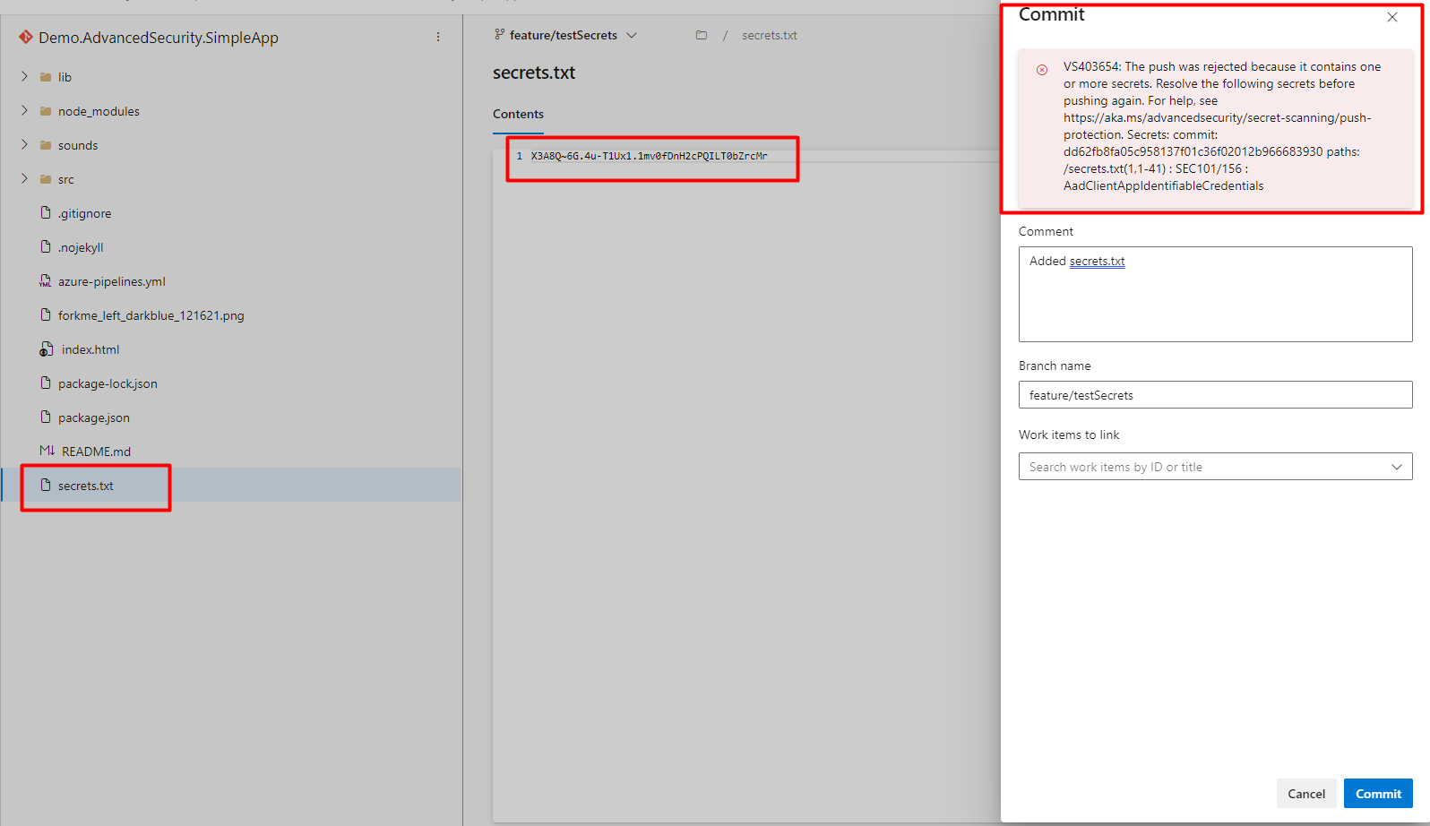 Advanced Security for Azure DevOps