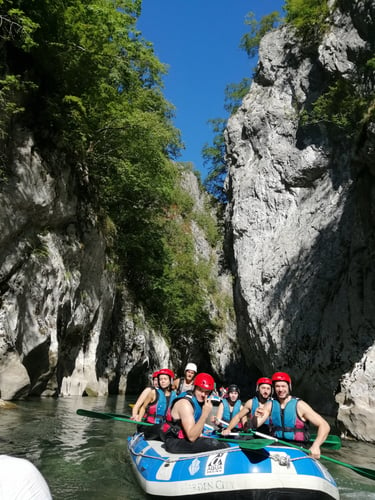 Bosnia conference - boat