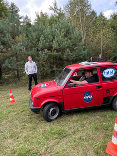 Poland conference - car race