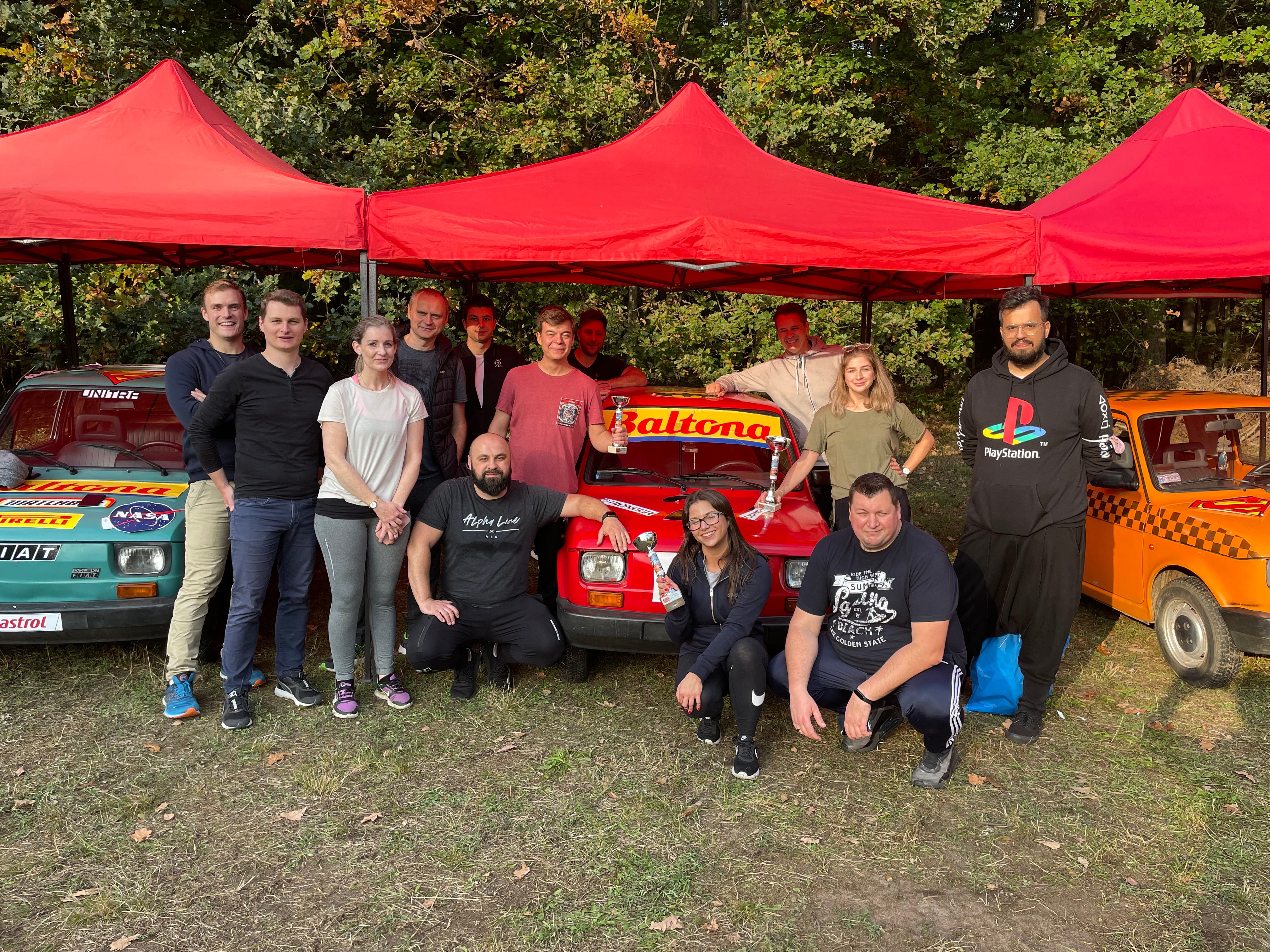 Poland conference - group photo after race