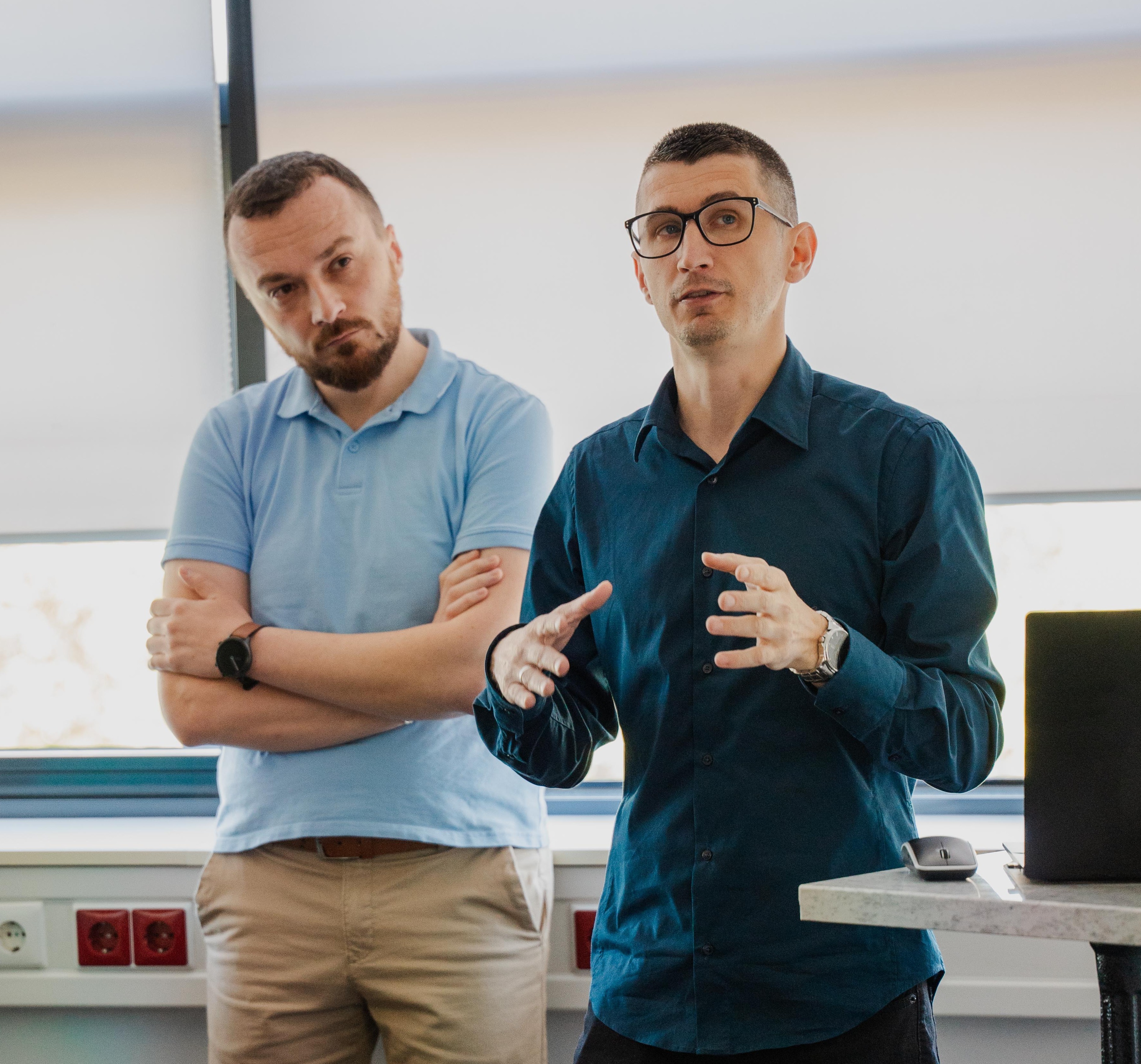 Armin Zebić and Nedim Korjenić